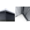 Image of Giantz 1.94 x 1.21m metal Tool Shed - Grey