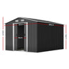 Image of Giantz 2 x 3.89m Metal Garden Shed - Grey