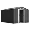 Image of Giantz 2 x 3.89m Metal Garden Shed - Grey