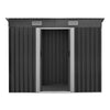 Image of Giantz 2.35 x 1.31m Steel Garden Shed - Grey
