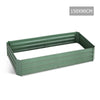 Image of Green Fingers 150 x 90cm Galvanised Steel Garden Bed - Green