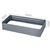 Image of Green Fingers 150cm x 90cm Raised Garden Bed Set of 2 - Charcoal