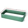 Image of Green Fingers 210cm x 90cm Raised Garden Bed Set of 2 - Green