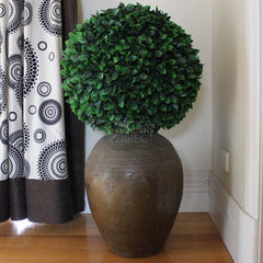 44cm Artificial Rose Topiary Hedge Ball UV Stabilised