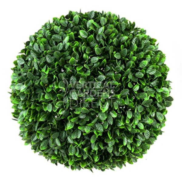 44cm Artificial Rose Topiary Hedge Ball UV Stabilised Vertical