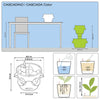 Image of Lechuza Cascade + Cascadino 66cm Self Watering Grow Tower