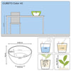 Image of Lechuza Cubeto 40 Self Watering Pot - 40cm