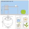 Image of Lechuza Puro 50 Self Watering Pot - 50cm