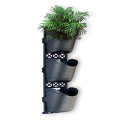 Maze Extra Large Vertical Garden 3 Pot Wall Planter Kit