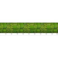 Patchwork Green Wall Custom Size UV Printed Fence Cover