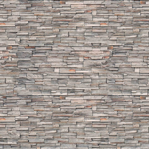 Stack Stone Wall Cladding Custom Sized UV Printed Fence Cover