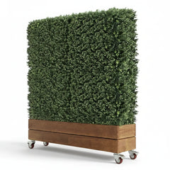 Artificial Natural Buxus Freestanding Hedge 1.5m x 1.5m x 30cm UV Stabilised