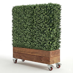 Artificial Natural Buxus Freestanding Hedge 1m x 1m x 30cm UV Stabilised