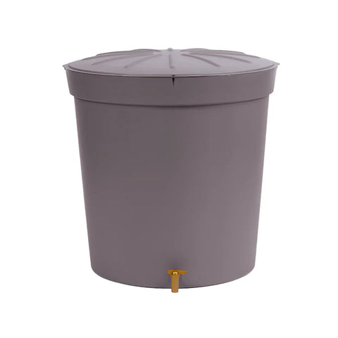 Gray Lanzarote Minitank with a tap on a white background

