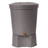 Image of Gray 300L Lanzarote MiniTank with a  tap on a white background

