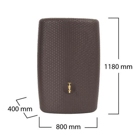 Stylish 300L Water Tank with Woven Mocca Finish