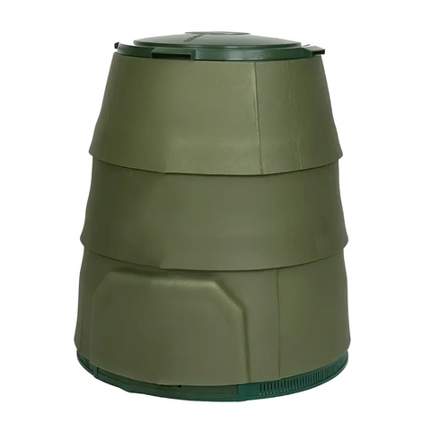 330L Green Johanna Compost Bin with Insulating Jacket