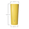 Image of 350L Color 2in1 MiniTank planter dimensions on white background