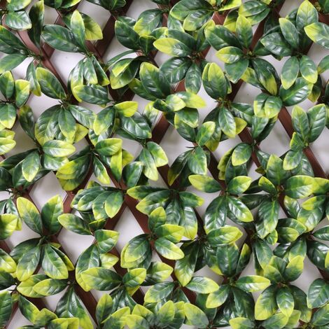 Artificial Laurel Leaf Extendable Trellis Screen 2m x 1m UV Stabilised