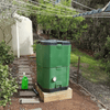 Image of aerobin 200 litre compost bin in the garden