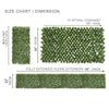 Image of Artificial Laurel Leaf Extendable Trellis Screen 2m x 1m UV Stabilised