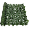 Image of Artificial Peach Leaf Ivy Hedge Screen 3m x 1m Roll Outdoor UV Stabilised