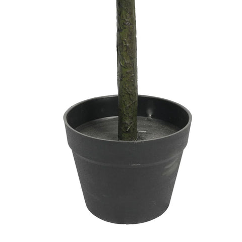 Artificial Bayleaf Ficus Topiary Tree Two Ball Potted Topiary 130cm Pot View