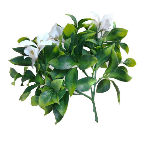 Artificial White Flowering Jasmine Stem 30cm UV Stabilised