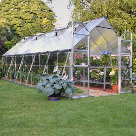 Maze Greenhouse full view - silver