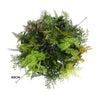 Image of Roof Hanging Disc With Artificial Plants Black Frame 60cm diameter