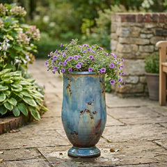 Blue Azure Anduze Olive Jar Planter