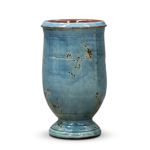 Blue Azure Anduze Olive Jar Planter