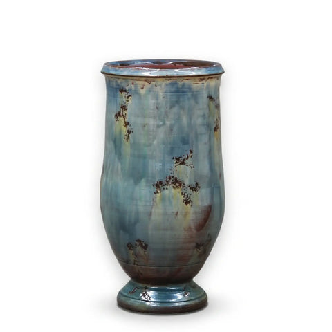 Blue Azure Anduze Olive Jar Planter