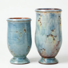 Blue Azure Anduze Olive Jar Planter
