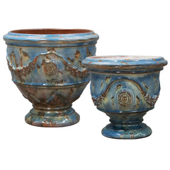 Blue Lagoon Versailles Traditional French Anduze Coupe Planter