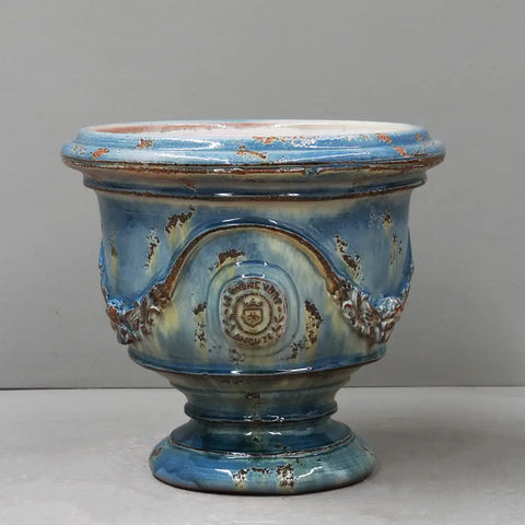 Blue Lagoon Versailles Traditional French Anduze Coupe Planter