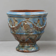 Blue Lagoon Versailles Traditional French Anduze Coupe Planter