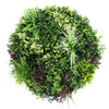 Image of 80cm Colour Fresh Artificial Green Wall Disc UV Stabilised - Black