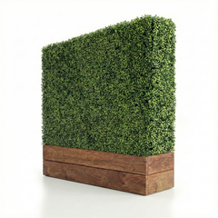 Artificial Mixed Boxwood Freestanding Hedge 1m x 1m x 30cm UV Stabilised