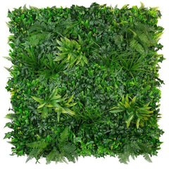 Image of Green Tropics Artificial Plant Wall Panel 1m x 1m UV Stabilised