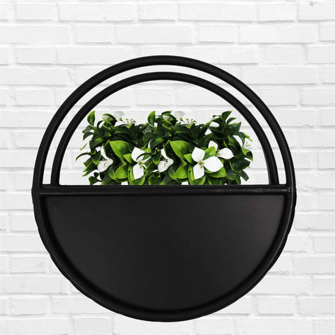 large half circle plant pots Half Circle Wall Planter – Vertical Gardens Direct