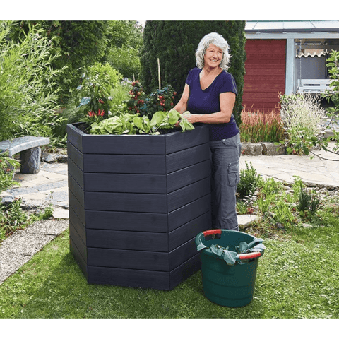 Hex Ergo Raised Garden Bed Actual View