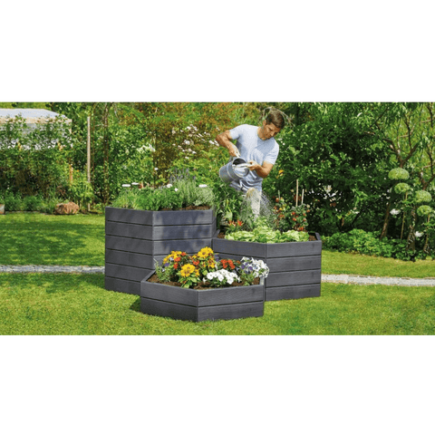 Hex Ergo Raised Garden Bed In The Garden