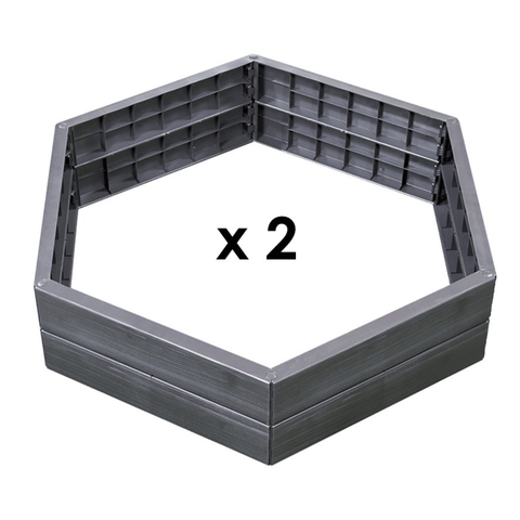 Hex Ergo Raised Garden Bed x 2 Main View