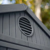 Image of Keter Darwin 4x4 Garden Shed (1.3 x 1.2m) Grey Vent
