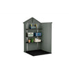 Image of Keter Darwin 4x4 Garden Shed (1.3 x 1.2m) Wood Green With Tools