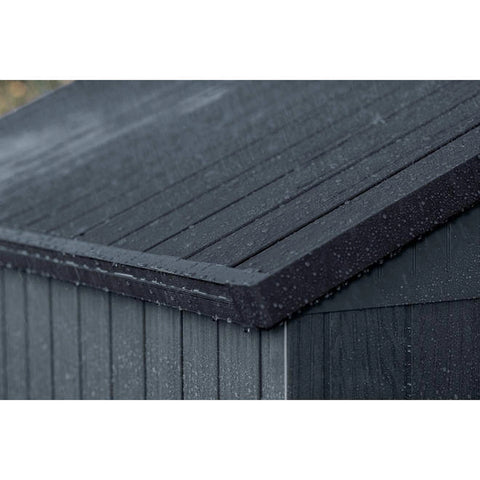 Keter Darwin 6x4 Garden Shed (1.9 x 1.2m) Grey All-Weather Resistant