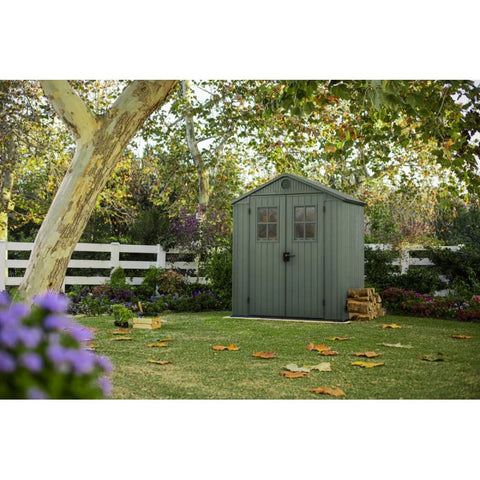Keter Darwin 6x4 Garden Shed (1.9 x 1.2m) Green In The Garden