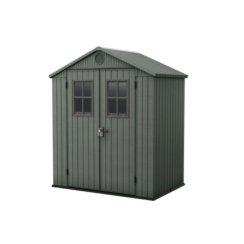 Keter Darwin 6x4 Garden Shed (1.9 x 1.2m) Green