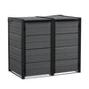 Image of Keter Hideaway Bin Storage Shed 2 Bin